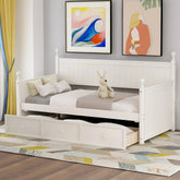 Bellemave® Twin Size Wood Daybed with 3 Drawers - Bellemave